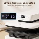 HTVRONT 15x15 Inch Auto Heat Press Machine for Sublimation and Vinyl Projects