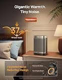 DREO Atom One Portable Ceramic Tower Space Heater, 1500W Model DR-HSH004