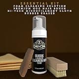 Care & Cool Suede and Nubuck Deep Cleaning Foam Kit with Premium Hog-Hair Brush