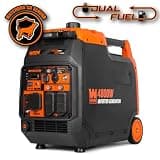 WEN DF480iX Quiet 4800-Watt Dual Fuel RV-Ready Portable Inverter Generator