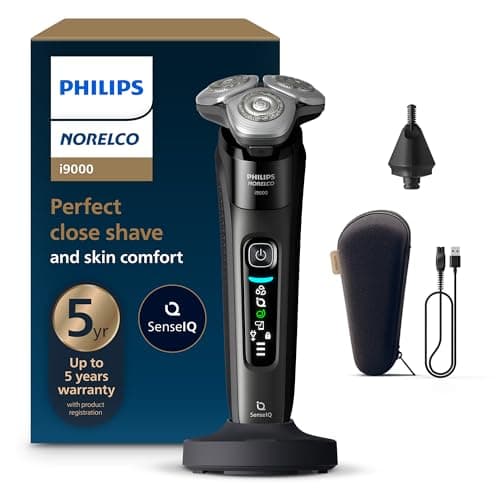 Philips Norelco Shaver 9000 Series High-Performance Rotary Shaver, X9000/90