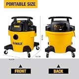 DeWalt DXV06P 6-Gallon 4 Peak HP Heavy Duty Poly Portable Wet Dry Vacuum