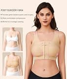 BRABIC Women's Front Closure Post-Surgery Posture Corrector Bra Shaper