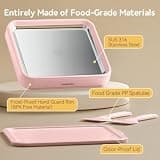 Felizbebe Rolled Ice Cream Maker Plate with Storage Lid and Spatulas