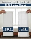 Premium 1000 Thread Count 100% Egyptian Cotton Silky Sateen King Sheet Set