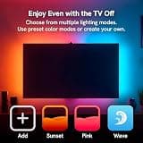 Aura Labs RGBIC Smart TV Backlight with CMOS Camera Color Match (70-85")