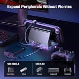 UGREEN 9-in-1 Foldable Docking Station Stand for ASUS ROG Ally, 4K@60Hz, Gigabit Ethernet