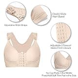 SHAPERX Women's Post-Surgical Wireless Posture Support Sports Bra Vest