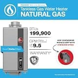 Rheem RTG-95DVLN-3 High Efficiency Non-Condensing Tankless Water Heater