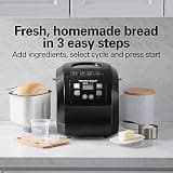 Hamilton Beach Automatic Bread Maker Machine with 12 Programmable Settings and Delay