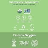 Essential Oxygen BR Certified Organic Low-Abrasion Toothpaste, 2-Pack