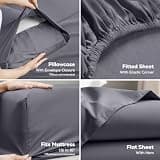 Utopia Bedding 4-Piece Microfiber Queen Sheet Set with 15-Inch Deep Pockets, OEKO-TEX