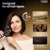 NUMOYA Flown Original Go Brush MAX Cordless Hair Straightener Brush