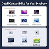 TobenONE 17-in-2 MacBook Pro Docking Station Stand with 150W Power Adapter