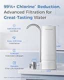Waterdrop CTF-05 Faucet Countertop Water Filter with 4,000-Gallon Capacity