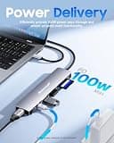 Hiearcool 7-in-1 USB-C Hub Adapter with Dual SD/TF Card Readers & 100W PD