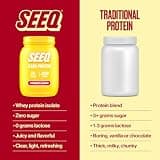SEEQ Clear Whey Isolate Protein Powder, Strawberry Lemonade, 22g Protein