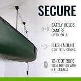 Teal Triangle EasyLift Canoe and Cargo Box Garage Hoist