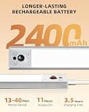 EZVALO 2-Pack 10-Inch Under Cabinet Lights with USB-C and Motion Sensor