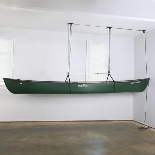 Teal Triangle EasyLift Canoe and Cargo Box Garage Hoist