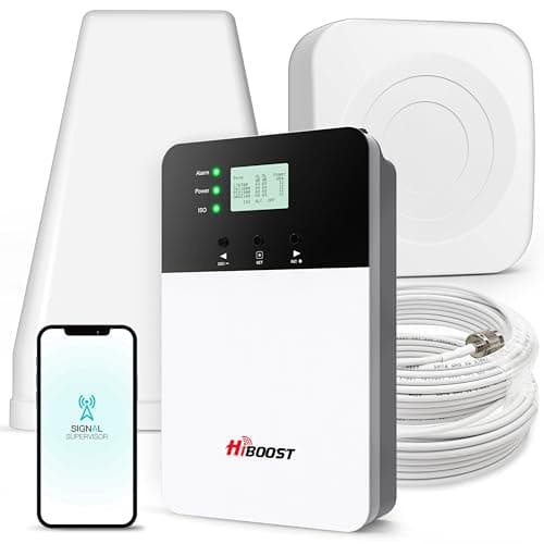 HiBoost 8,000 Sq.Ft 5G & 4G LTE Cell Phone Signal Booster for Large Home Offices
