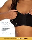 Fruit of the Loom Women's Front-Close Unpadded Cotton Sports Bra 3-Pack