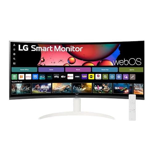 LG 34" Curved Smart Monitor 34SR60QC-W