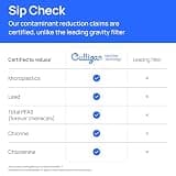 Culligan MaxClear 2.25-Gallon Stainless Steel Gravity Water Filter System