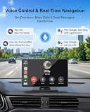 Surcsa 9-Inch Durable Wireless CarPlay Screen with Extreme Heat Resistance and GPS