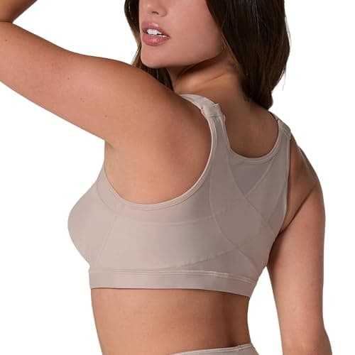 Leonisa Multi-Functional Posture Corrector Wireless Front Closure Sports Bra