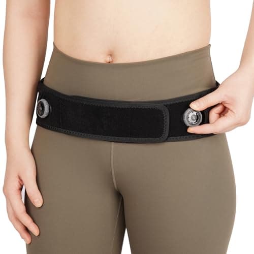 JOMECA Knob Adjustable Sacroiliac SI Joint Hip Belt Brace with Dial Fit