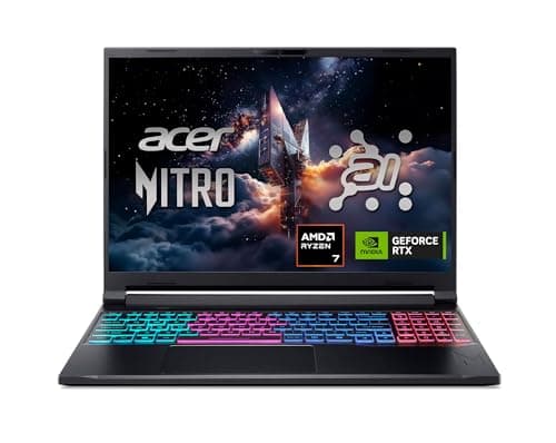 Acer Nitro V 16S AI 16-Inch WUXGA 180Hz Gaming Laptop with NVIDIA RTX 5060