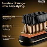 NUMOYA Flown Original Go Brush MAX Cordless Hair Straightener Brush