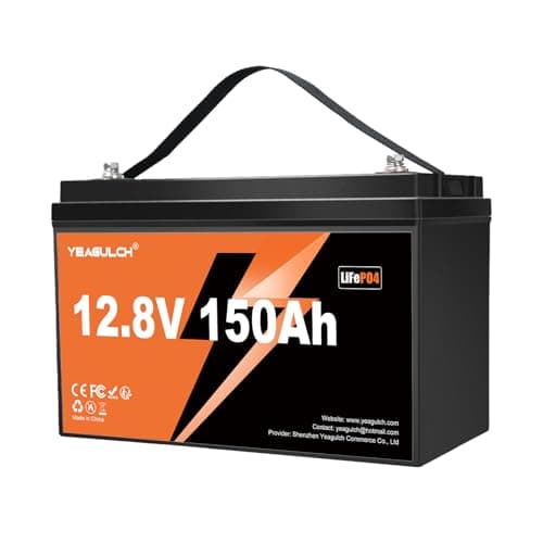 12V 150Ah LiFePO4 Deep Cycle Low Temp Cut-Off Battery with Built-In 100A Smart BMS