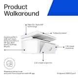 HP LaserJet MFP M140w Compact Wireless Monochrome Laser Printer for Small Workspaces