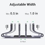 UGREEN 3-Slot Vertical Laptop and Tablet Stand for Devices Up to 17.3 Inches