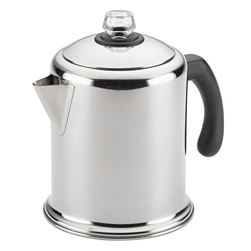 Farberware Yosemite 12-Cup Classic Stainless Steel Stovetop Coffee Percolator