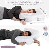 Wife Pillow Down Alternative Side Sleeper Pillow with Arm Hole Tunnel