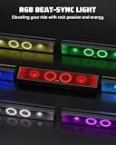 Ehaho 25-Inch UTV Soundbar with 500W Class-D Amplifier and RGB Lights
