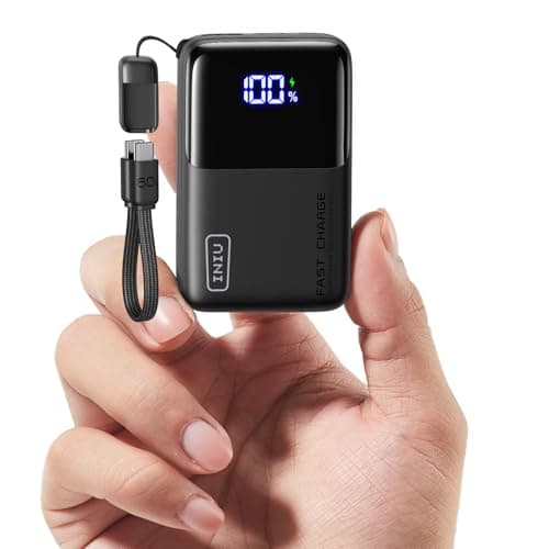 INIU Ultra Mini 10,000mAh 45W Fast Charging Cube Power Bank with Lanyard