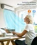 EXNOS 12,000 BTU 115V Ductless Mini Split Air Conditioner and Heating System
