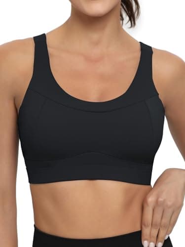 RUNNING GIRL High Impact Racerback Crop Top