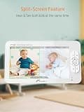 iFamily 7-Inch Large Display 1080p HD Split Screen Baby Monitor with Two Cameras