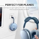 Avantree SoundJet R1 aptX Adaptive Bluetooth Airplane Adapter for In-Flight Entertainment