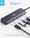 Anker 332 USB-C Hub 5-in-1 4K HDMI 100W Power Delivery Adapter