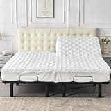 Kingnex Waterproof Quilted Split-Top King Mattress Protector Pad Cover
