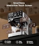 ecozy 4-in-1 SmartVista Espresso Machine & Coffee Combo with Fast Cold Brew System