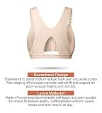 SHAPERX Women's Post-Surgical Wireless Posture Support Sports Bra Vest
