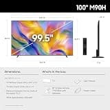 Samsung 100M90H 100-Inch Class Mini LED M90H Series 4K Smart TV