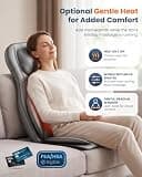 COMFIER Portable Massager Chair Pad with Heat and Waist Air Compression